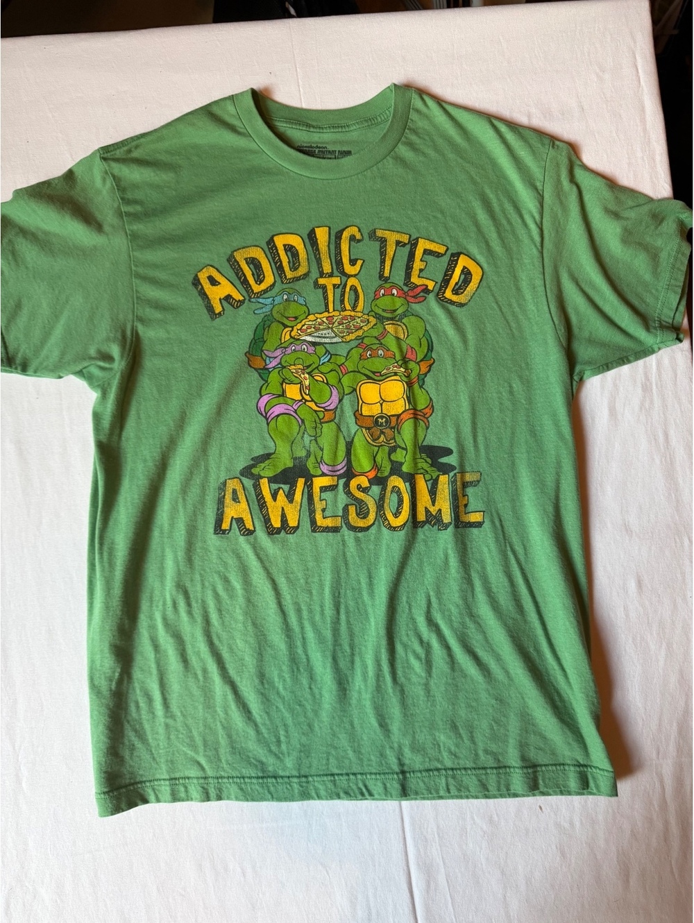 Teenage Mutant Ninja Turtles Addicted to Awesome Graphic T-Shirt Large
